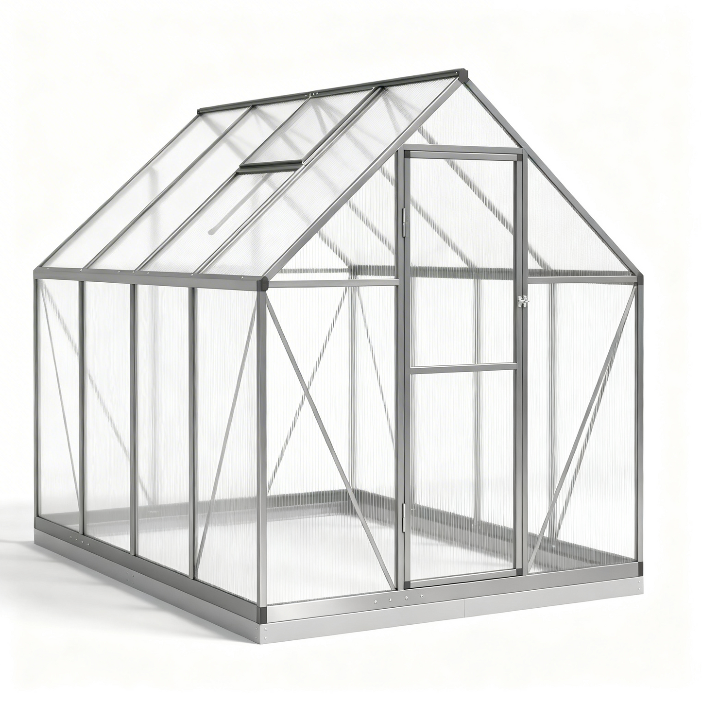 Serre de jardin aluminium et polycarbonate