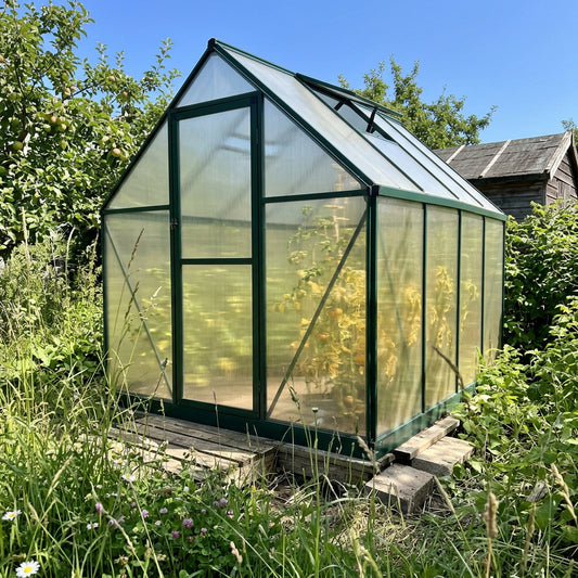 Serre de jardin aluminium et polycarbonate