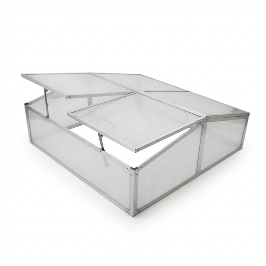 Serre froide en aluminium et polycarbonate