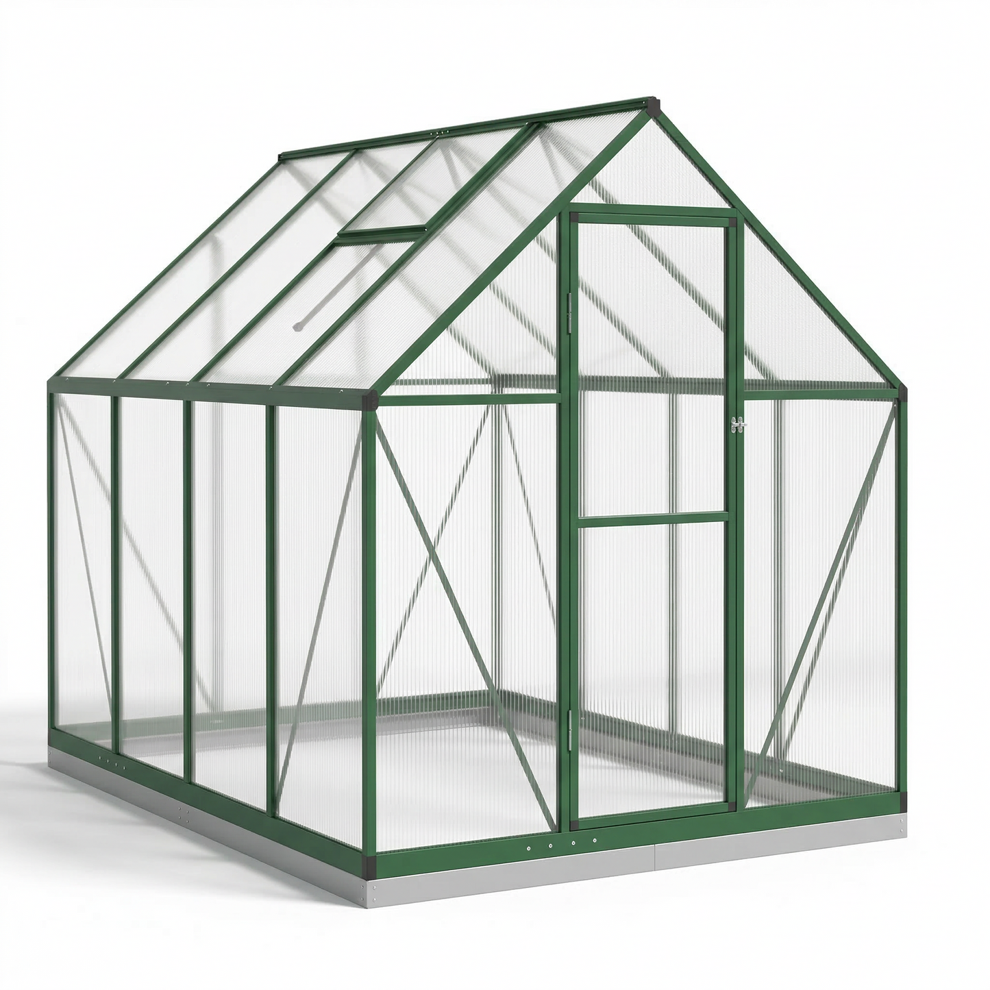 Serre de jardin aluminium et polycarbonate