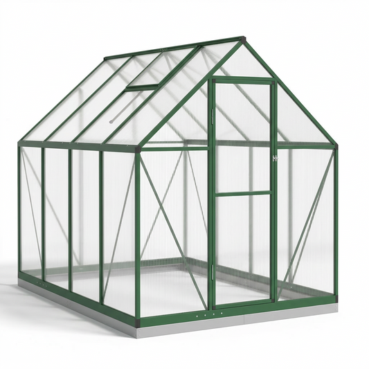 Serre de jardin aluminium et polycarbonate