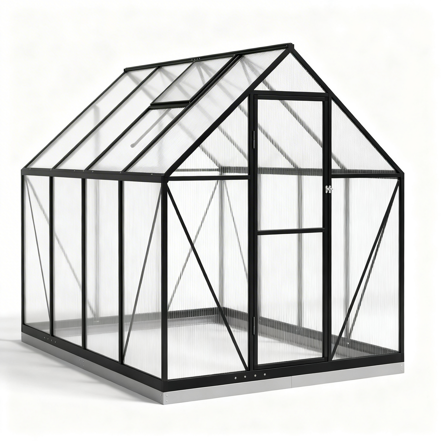 Serre de jardin aluminium et polycarbonate