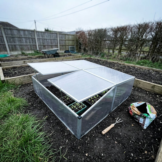 Serre froide en aluminium et polycarbonate